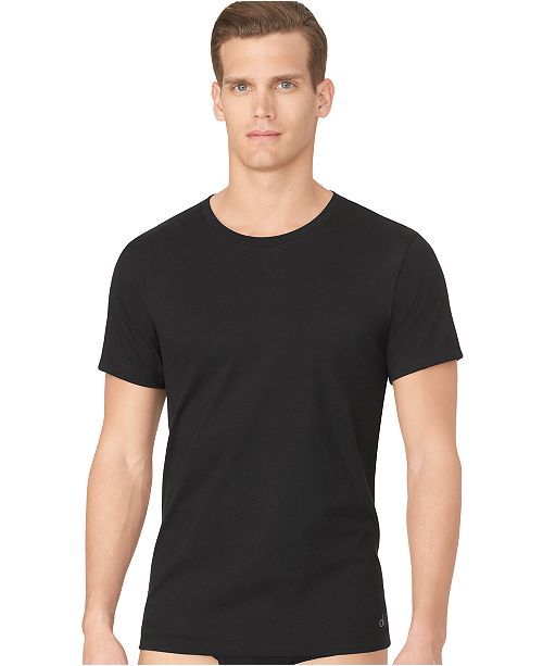 New 3 Pack CLASSIC FIT Calvin Klein Mens V Neck Crew Neck T Shirt Tee gallery