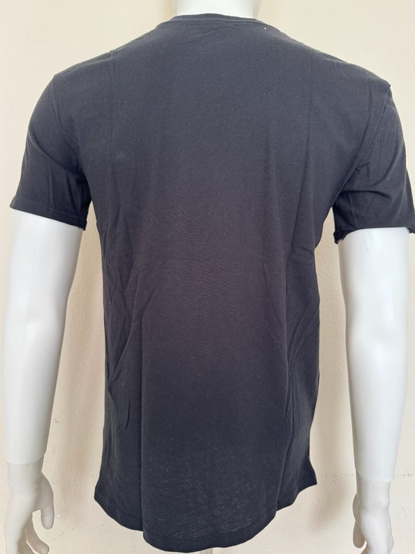 ARMANI EXCHANGE T-shirt Black Cotton Vintage NWT M gallery
