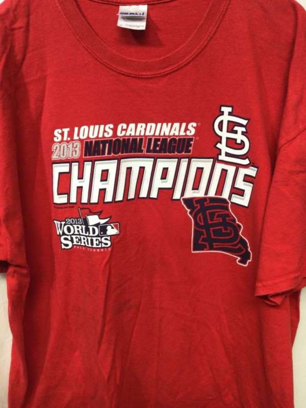 St Louis Cardinals 2013 National League Champions Red XL T Shirt MLB Licensed gallery