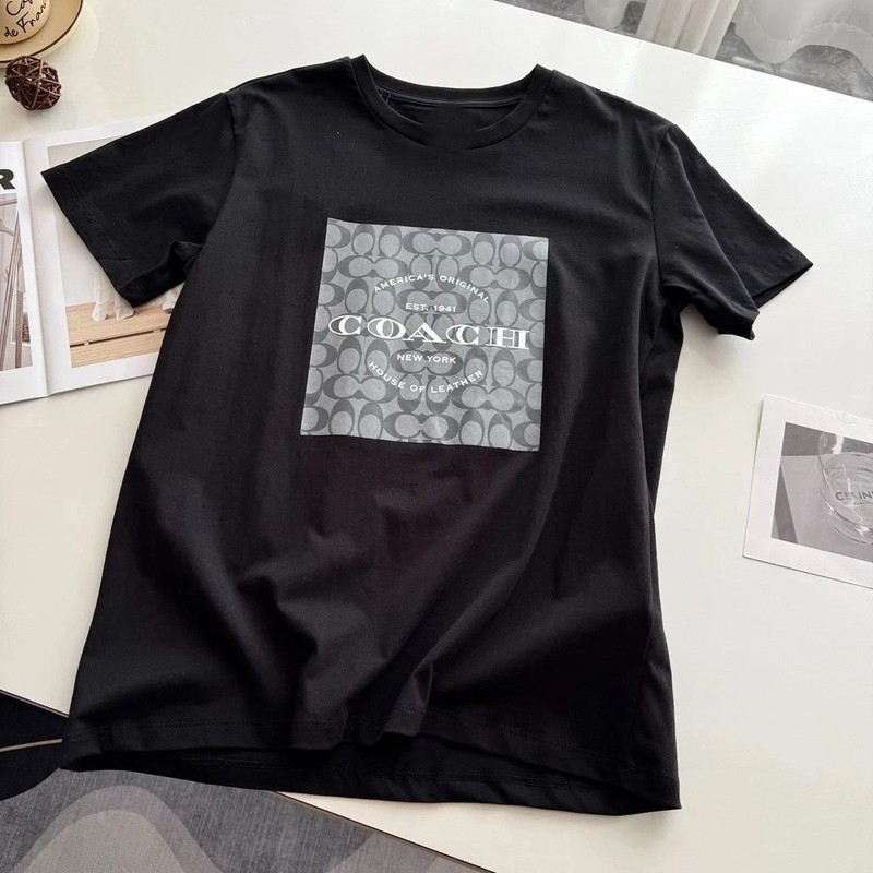Unisex White Black Cotton T-Shirt HOT ITEM