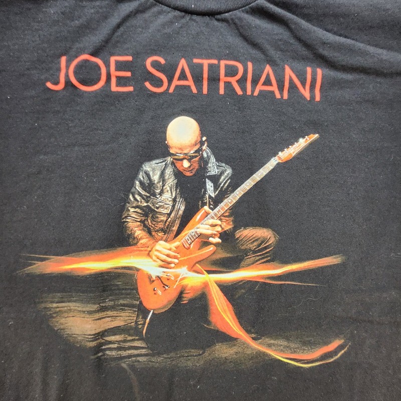 Joe Satriani Unstoppable Momentum Tour 2013 T-shirt Mens XL Double Side Tee gallery