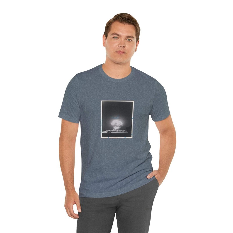 POP Culture Classics Series Atomic Bomb Test Image Unisex Jersey Short Sleeve T- gallery