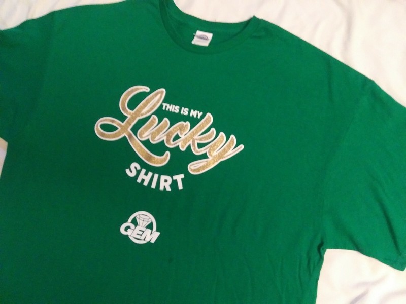 Way To Celebrate St. Patrick's Day Graphic Men's 2XL This Is My Lucky T-Shirt gallery