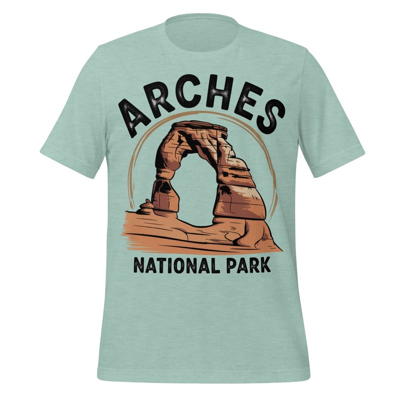 Arches National Park Shirt Unisex Red Rock Utah Desert Hiking Adventure Tee