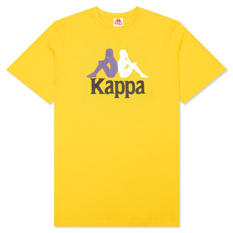 Kappa Men’s Authentic Estessi T-Shirt Dark Yellow 304KPT0-A3X Medium