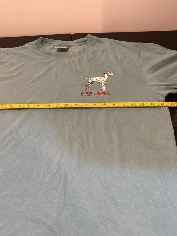 Sea Dog Outer Banks NC T Shirt XL Comfort Colors Chasing Tail Beach Graphic Tee gallery