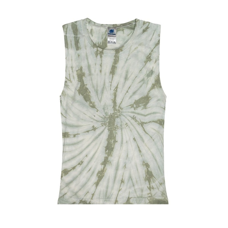 Multi-Color Tie Dye Muscle Tank Tops Sleeveless Adult XS to XXL Cotton gallery