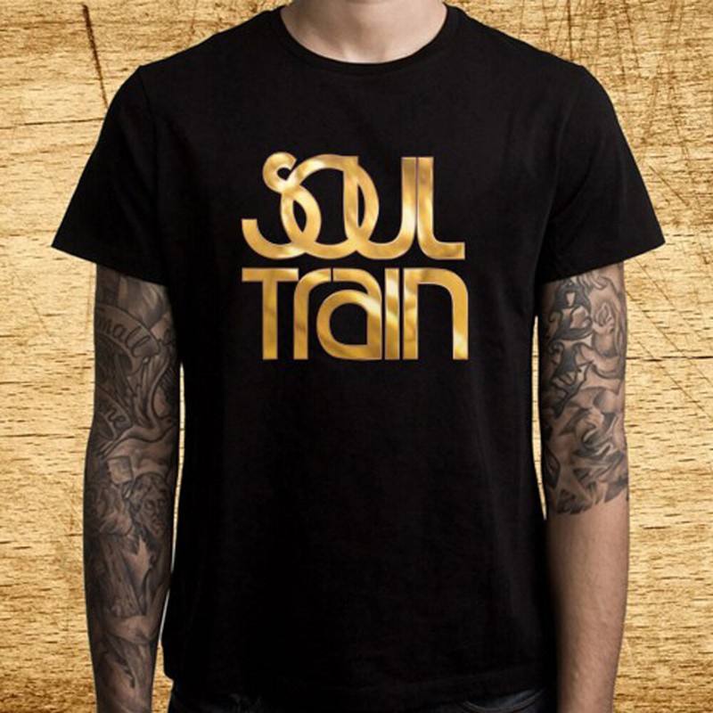 SOUL TRAIN Music TV Show Men’s Black T-Shirt Size S-5XL