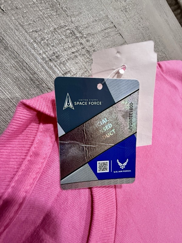 United States Space Force USSF “ALWAYS ABOVE” Pink T-Shirt -Size M / Medium NWT gallery