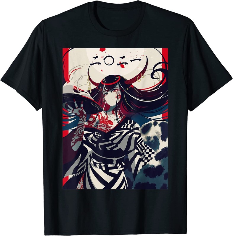 NEW LIMITED Anime Dem0n Girl Japanese Aesthetic Waifu Kawaii Gift T-Shirt S-3XL