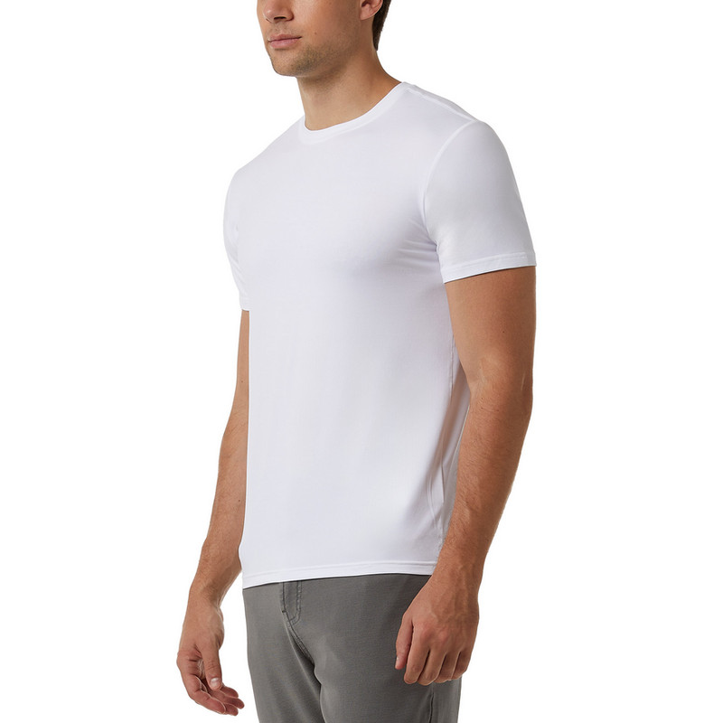 32 Degree Cool Men’s Short Sleeve Performance Tshirt , White, L