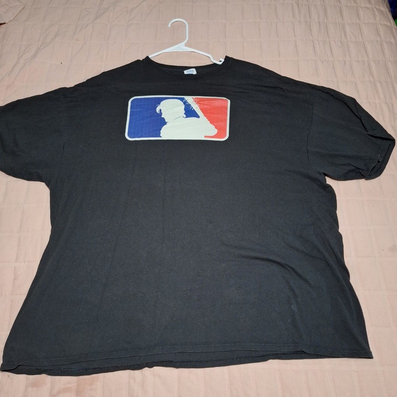 Delta Pro WeightShirt Mens 3XL Black Batter Logo Short Sleeve Graphic Tee