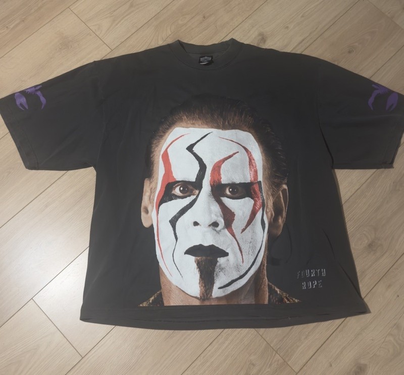 Westside Gunn ‘Thank You Sting’ T-Shirt XL 4th Rope WWE AEW, Oversized Fit (XL)