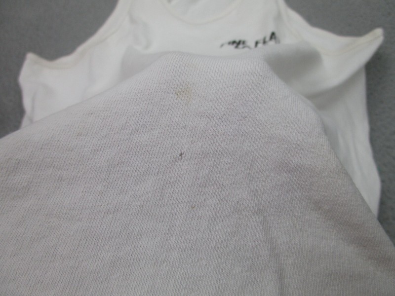 VINTAGE Pine Flat Lake Shirt Mens XL White Grunge Fisherman Tank Top Boat Marina gallery