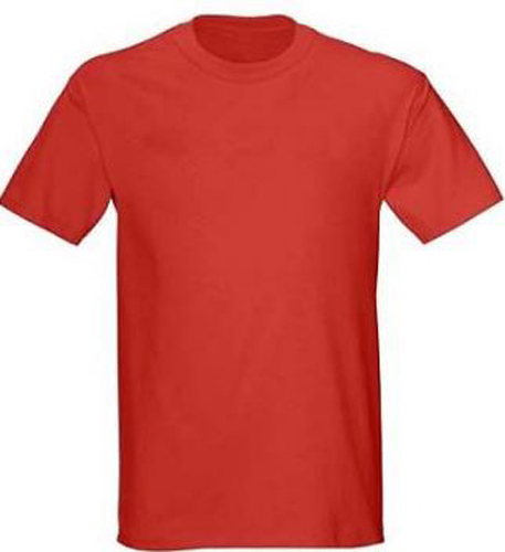 Gildan Red 50/50 Plain T-Shirt Tee Short Sleeve Men’s 8000 Ultra Blend 5.6 oz