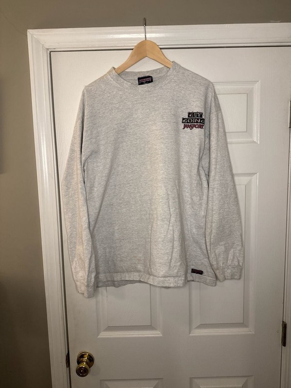 VTG 90s JanSport Get Going Get Out While You Can Long Sleeve Tee XL