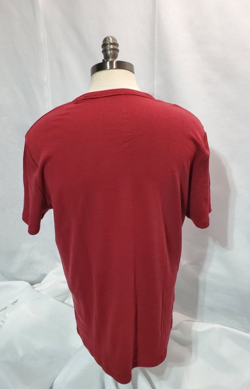 Shaquille XLG Ribbed Crew Neck Big & Tall Men's SS T-Shirt Flag Red LT - 4XLT gallery