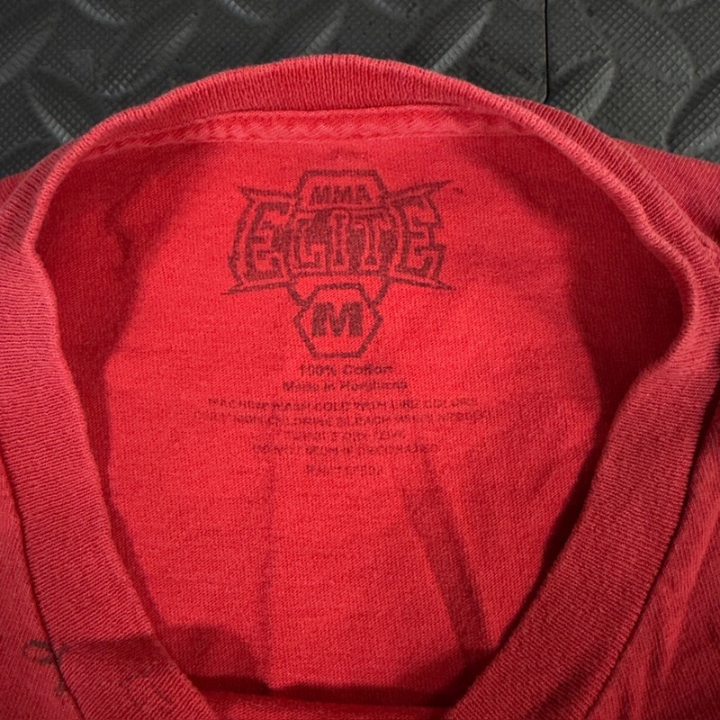 Vintage Y2K MMA Elite Men’s Medium T-Shirt Gothic Skull Print Skater Jersey UFC gallery