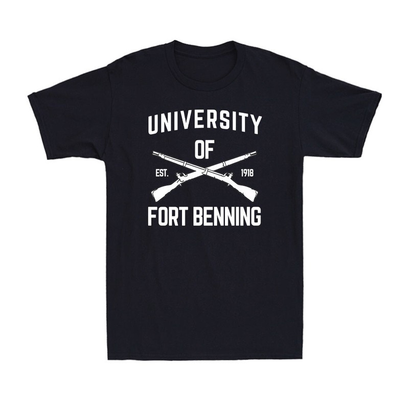 University of Fort Benning Army Military Funny Political Vintage Men’s T-Shirt