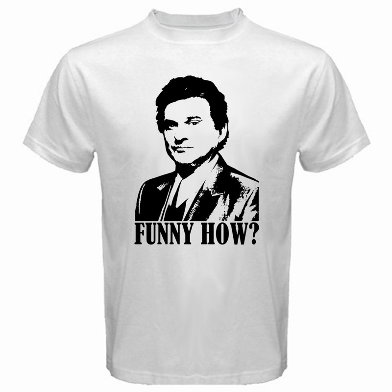 Goodfellas Joe Pesci Funny How Men’s White T-Shirt Size S to 5XL