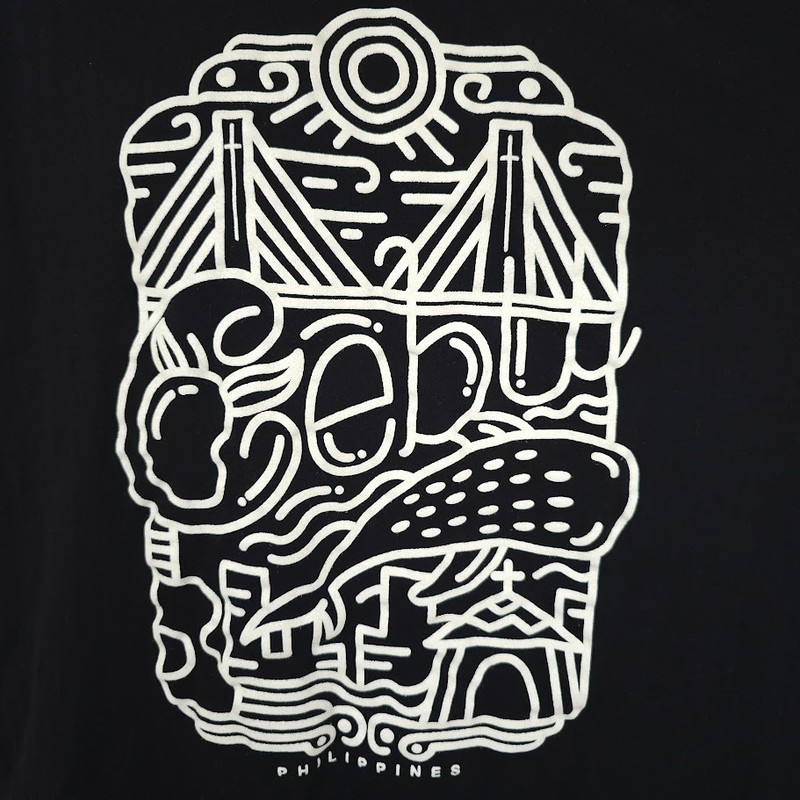 Cebu Philippines T Shirt Mens Size XL Black Travel Destination Tee gallery