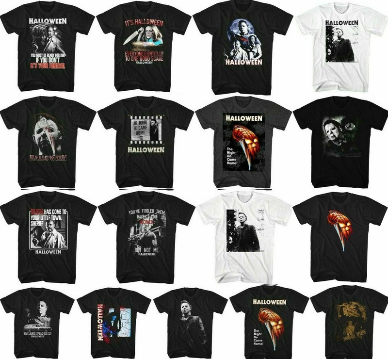 Pre-Sell Halloween Michael Myers Horror Movie Licensed T-Shirt #1