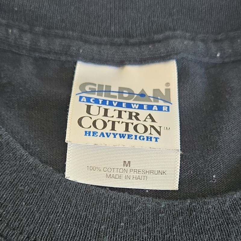 Vintage 2004Gildan Ultra Cotton Heavyweight Coors Light Tiki Graphic Tee Black M gallery