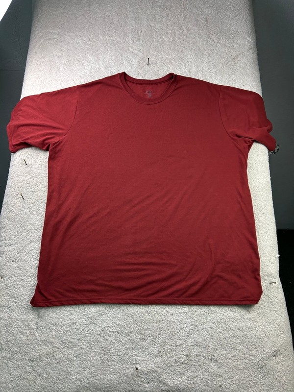 B.O.C Men’s T-Shirt Red 3XL 100% Polyester Machine Washable