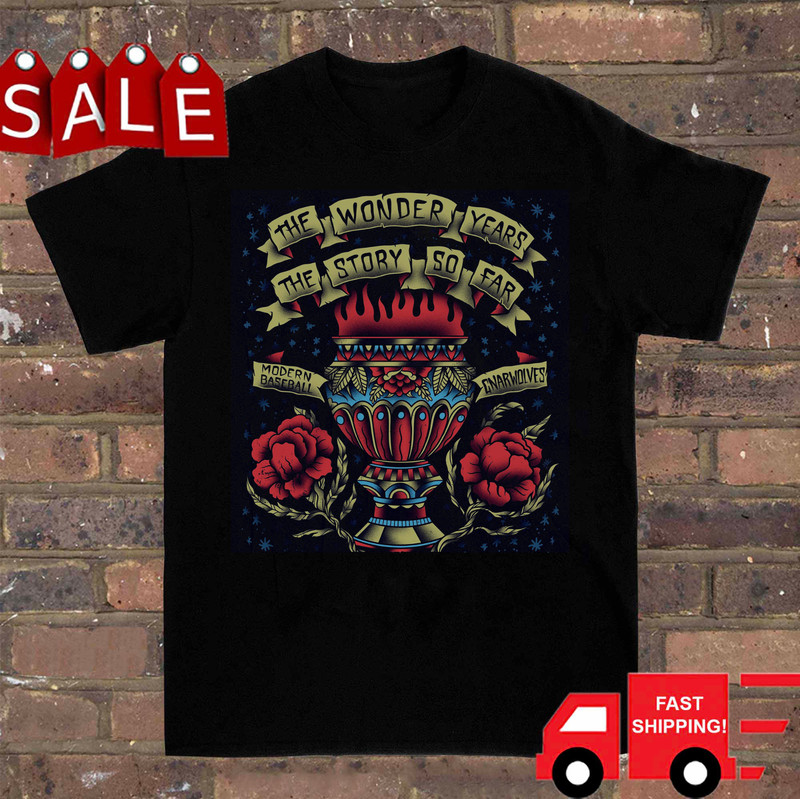 2014 Tour Modern Baseball Band T Shirt Black Classic Unisex S-5XL EM1016