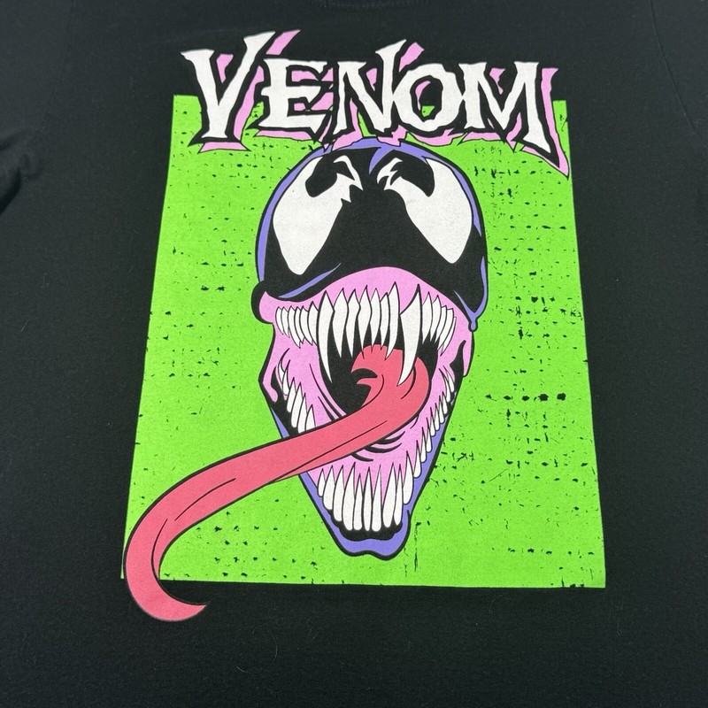 Venom Shirt Adult Medium Black Marvel Studio Movie Sequel Show Horror Mens