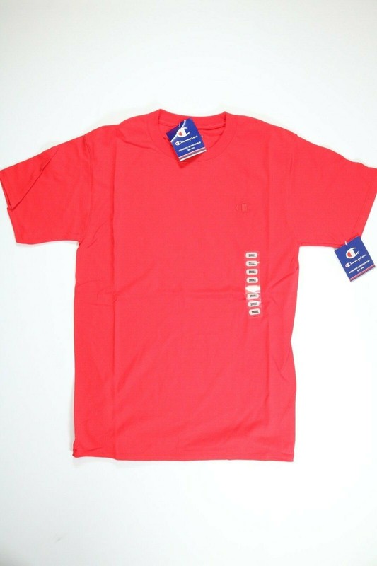Mens Champion Athletic Wear Red Jersey T Shirt NEW! NWT