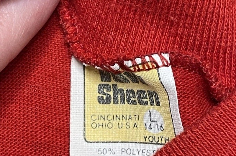 Vintage Esperanza Eagles P.E. Single Stitch School Velva Sheen Shirt gallery