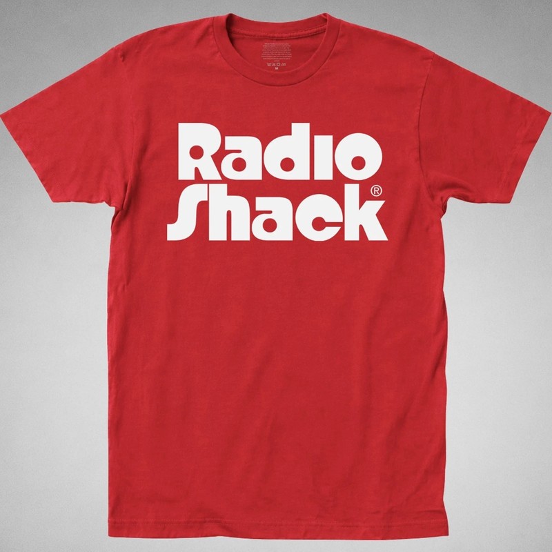 Radio Shack Logo T shirt tandy retro vintage tech parts cb adaptor 80s 70s 90s