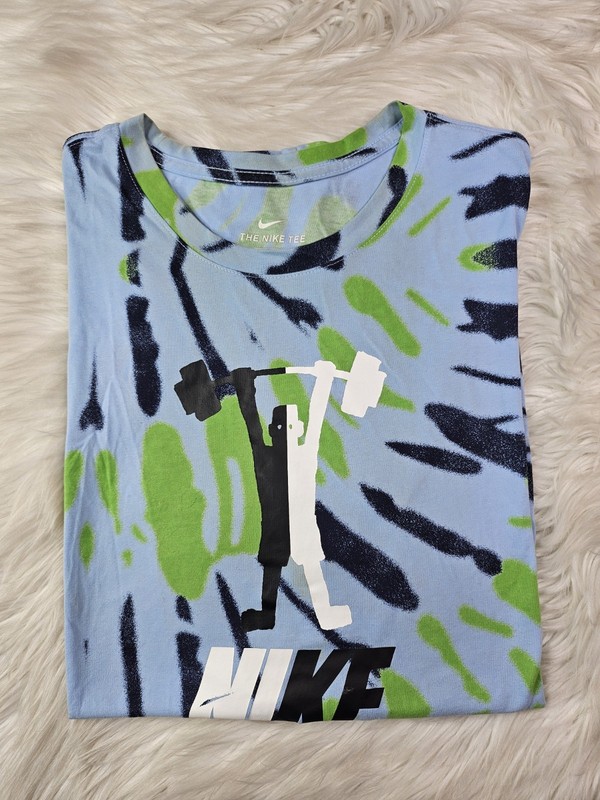 The Nike Tee Dri-Fit Tie Dye CrossFit Weightlifting Gym T-Shirt STAINS Men’s(2XL
