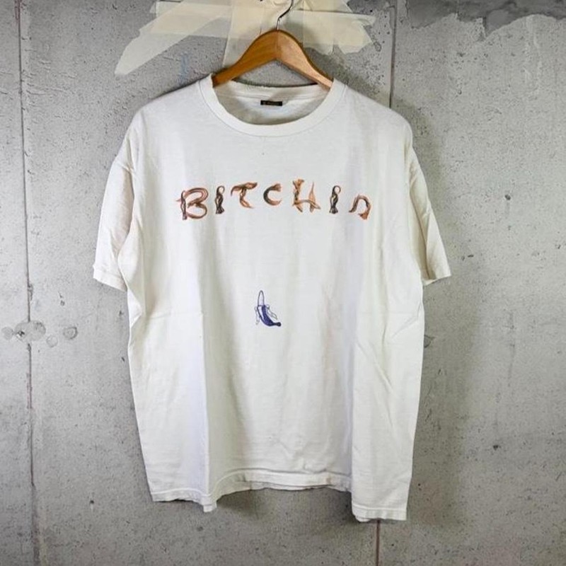 RARE Vintage 90’s single stitch Tori Amos “Bitchin”Brockum Worldwide white shirt