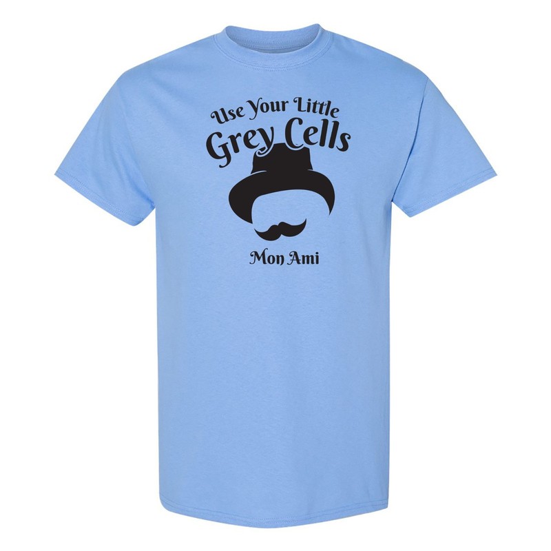 UGP Campus Apparel Use Your Little Grey Cells – Detective Books T-Shirt