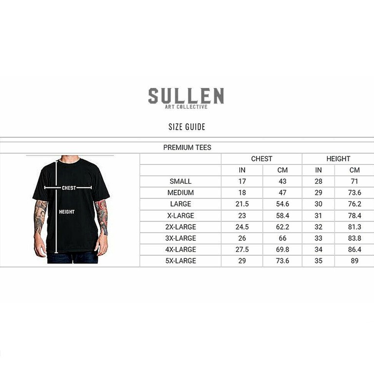 Sullen Irruption Premium Fit SCM7034 New Short Sleeve T-shirt For Men | 2 Colors gallery