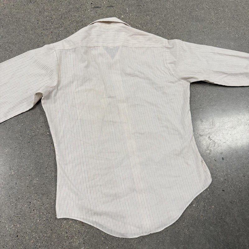 Vintage 70s 80s SEARS PERMA-PREST Dress Shirt 15½ 32-33 DS gallery