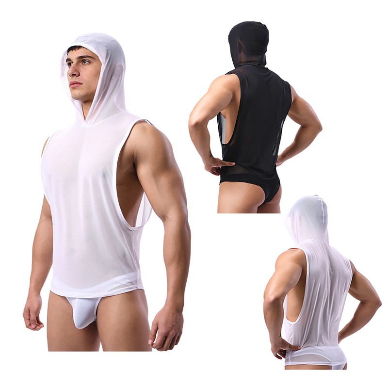 Men's Shirts Daily Wear T-Shirt Fitness Undershirts Glossy Tank Top Button Vest gallery