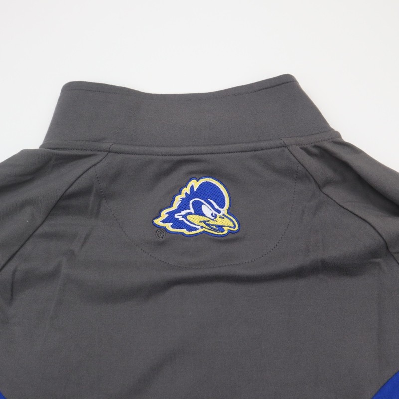 Delaware Blue Hens Colosseum 1/4 Zip Windshirt Pullover Mens Large Blue NWT gallery