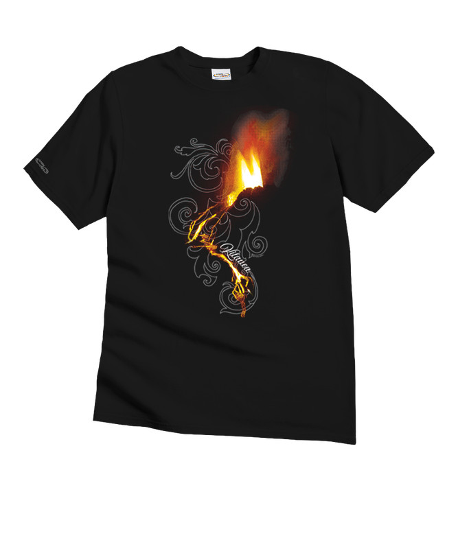 Aloha For Big Island - Black Short Sleeve Crewneck T-Shirt gallery