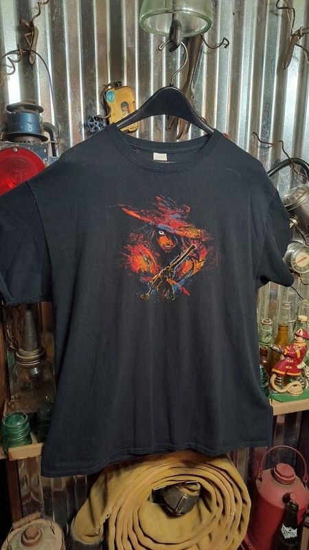 Anime Warrior Video Game T-shirt Gildan Sz XL Cartoon 90s Manga Japan Graphic