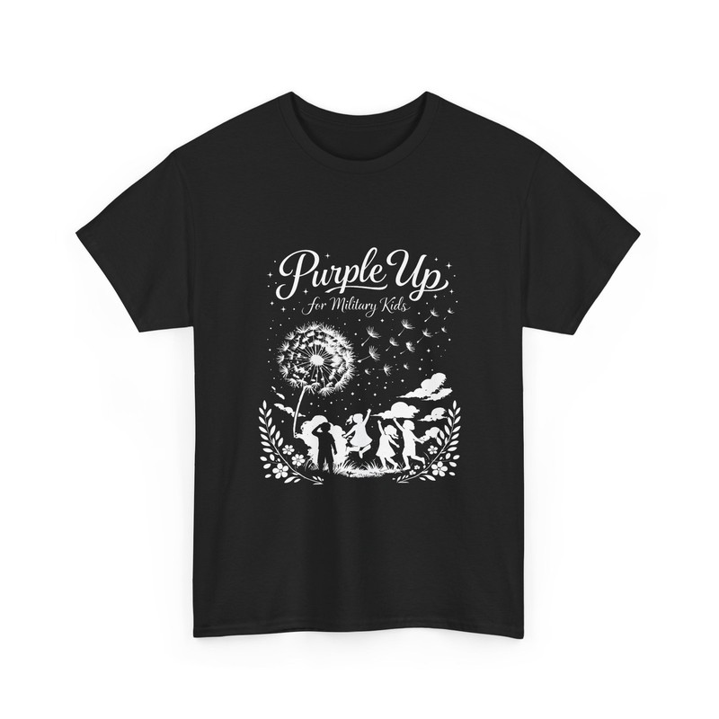 Purple Up for Military Kids Dandelion Shirt, Military Child Month T-Shirt
