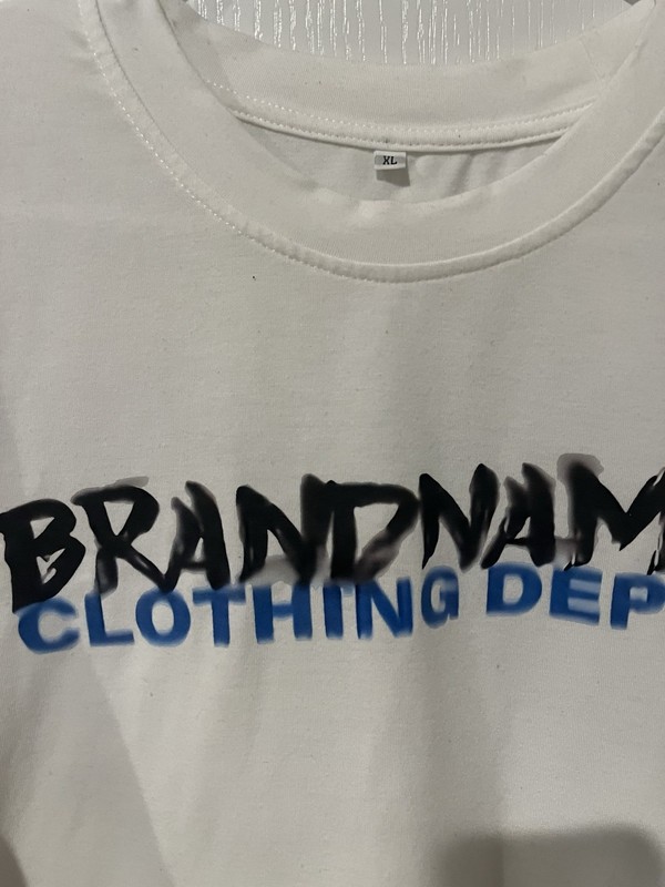 BrandName Clothing Dept Graphic T-Shirt White Trust Yourself Tee Size XL gallery