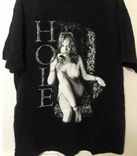 Vintage 90’s Hole Courtney Love Celebrity Skin Shut Up Black Men S-234XL D2069
