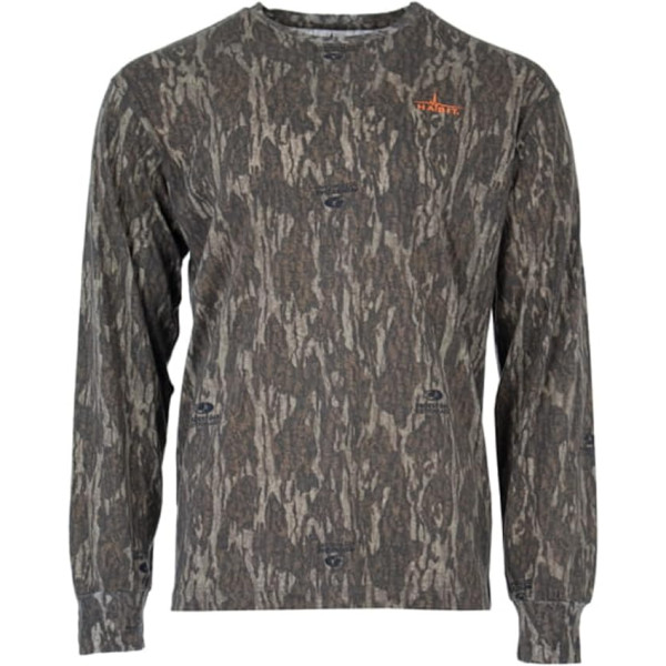 Habit Men's Bear Cave Camo Long Sleeve Tee
