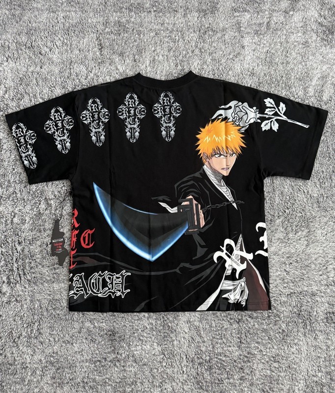 Men’s Civil Regime x Bleach T-Shirt, Ichigo’s Bankai 199X, Oversized, NWT