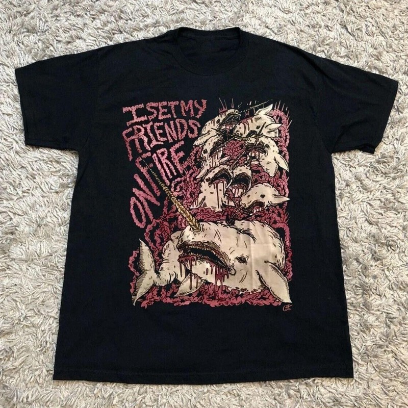 Rare I Set My Friends on Fire Graphic Poster Shirt Unisex S-5XL R292
