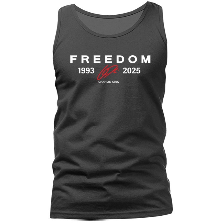 Charlie Kirk True Patriot Freedom Tank Top