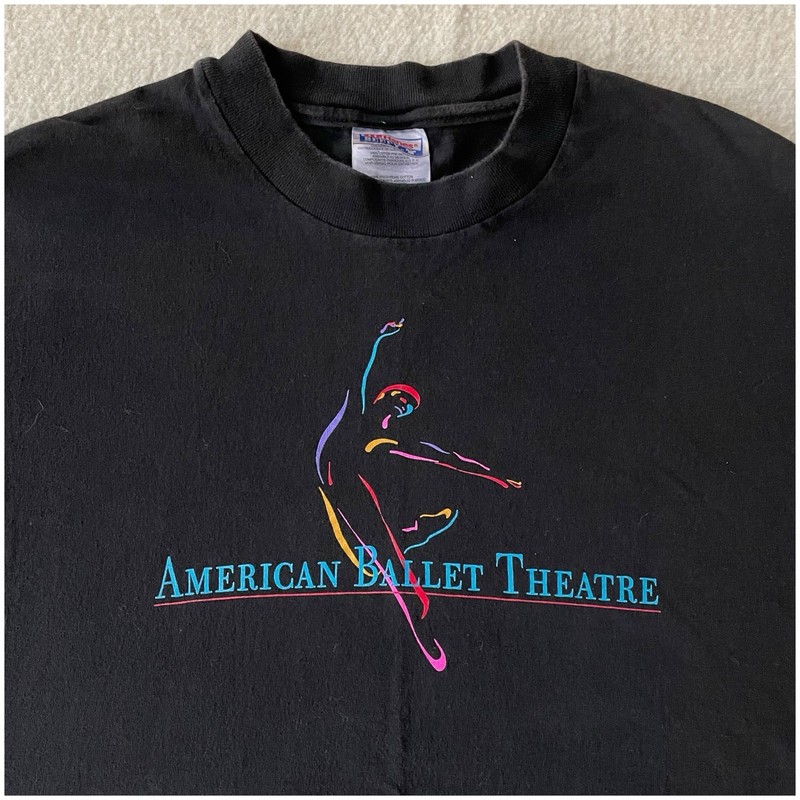 Vintage 90’s American Ballet Theatre New York City Tee Shirt Medium Black VTG